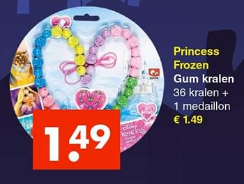 Promoties Princess-frozen gum kralen - Disney - Geldig van 19/11/2018 tot 01/12/2018 bij Wibra