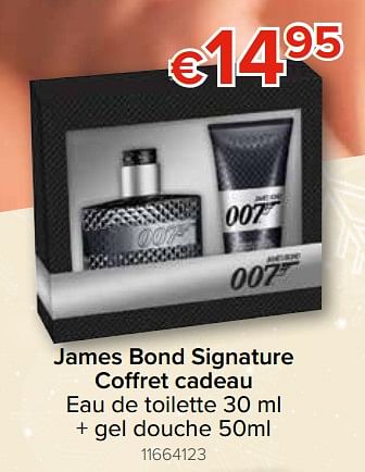 Promotions James bond signature coffret cadeau - James Bond - Valide de 22/11/2018 à 31/12/2018 chez Euro Shop