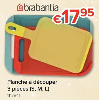 Promoties Planche à découper 3 pièces - Brabantia - Geldig van 22/11/2018 tot 31/12/2018 bij Euro Shop