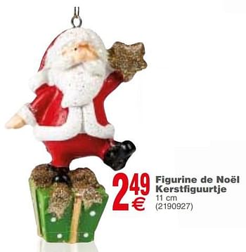 Promoties Figurine de noël kerstfiguurtje - Huismerk - Cora - Geldig van 20/11/2018 tot 03/12/2018 bij Cora