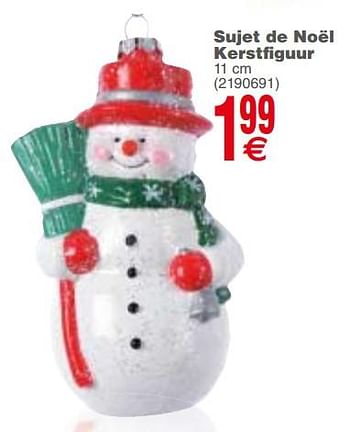 Promoties Sujet de noël kerstfiguur - Huismerk - Cora - Geldig van 20/11/2018 tot 03/12/2018 bij Cora
