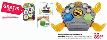 Ready2robot big slime - promotion chez Intertoys