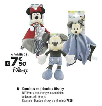 Promotions Doudous et peluches disney - Disney - Valide de 13/11/2018 à 16/12/2018 chez Géant Casino