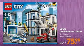 Promoties Lego politiebureau 60141 - Lego - Geldig van 12/11/2018 tot 09/12/2018 bij Blokker