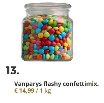 Promoties Vanparys flashy confettimix - Van Parys - Geldig van 20/11/2018 tot 31/12/2018 bij Ava