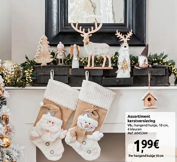 Promoties Assortiment kerstversiering - Huismerk - Carrefour  - Geldig van 24/11/2018 tot 31/12/2018 bij Carrefour