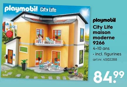 playmobil maison moderne 9266