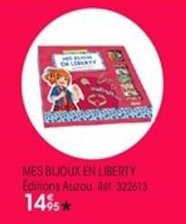 Promotions Mes bljoux en liberity - Produit Maison - Oxybul - Valide de 01/10/2018 à 31/12/2018 chez Oxybul