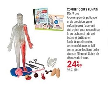 Promotions Coffret corps humain - Produit Maison - Oxybul - Valide de 01/10/2018 à 31/12/2018 chez Oxybul