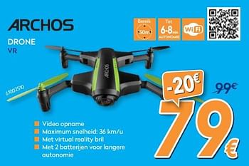 Promoties Archos drone vr - Archos - Geldig van 28/11/2018 tot 28/12/2018 bij Krefel