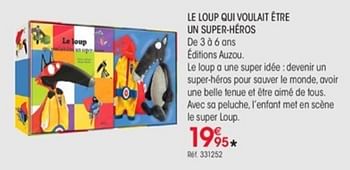 Promotions Le loup qui voulait être super-héros - Produit Maison - Oxybul - Valide de 01/10/2018 à 31/12/2018 chez Oxybul