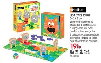 Promoties Les petites ouris - Nathan - Geldig van 01/10/2018 tot 31/12/2018 bij Oxybul