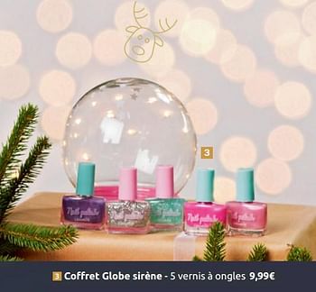 Promotions Coffret globe sirène - Produit maison - Carrefour  - Valide de 24/11/2018 à 31/12/2018 chez Carrefour