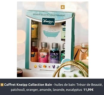 Promotions Coffret kneipp collection bain - Kneipp - Valide de 24/11/2018 à 31/12/2018 chez Carrefour
