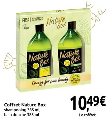 Promotions Coffret nature box - Nature Box - Valide de 24/11/2018 à 31/12/2018 chez Carrefour