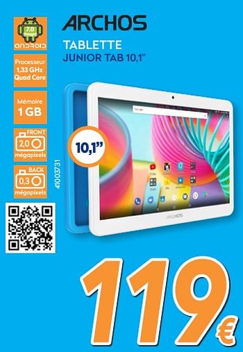 Promotions Archos tablette junior tab 10,1 - Archos - Valide de 28/11/2018 à 28/12/2018 chez Krefel