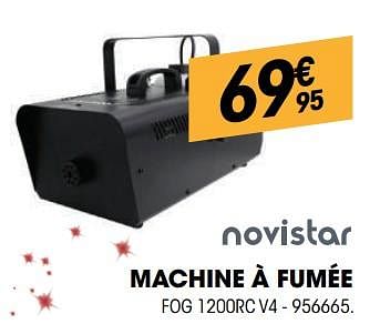 Novistar Novistar machine à fumée fog 1200rc v4 - En promotion chez Electro  Depot