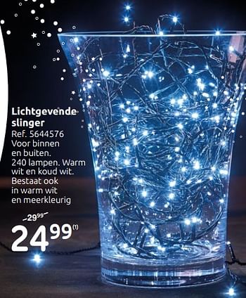 Promoties Lichtgevende slinger - Huismerk - Brico - Geldig van 28/11/2018 tot 24/12/2018 bij Brico