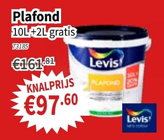 Promoties Plafond - Levis - Geldig van 22/11/2018 tot 05/12/2018 bij Cevo Market