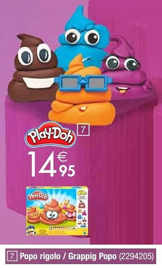 Promoties Popo rigolo - grappig popo - Play-Doh - Geldig van 27/11/2018 tot 24/12/2018 bij Cora