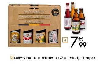 Promotions Coffret - box taste belgium - Duvel - Valide de 27/11/2018 à 24/12/2018 chez Cora
