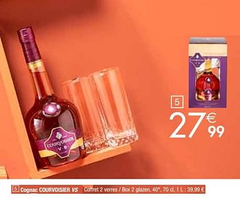 Promotions Cognac courvoisier vs - Courvoisier - Valide de 27/11/2018 à 24/12/2018 chez Cora