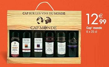 Promoties Cap` monde - Rode wijnen - Geldig van 27/11/2018 tot 24/12/2018 bij Cora