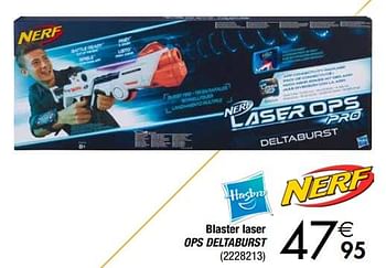 Promoties Blaster laser ops deltaburst - Hasbro - Geldig van 27/11/2018 tot 24/12/2018 bij Cora