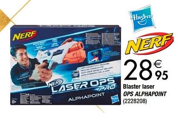 Promotions Blaster laser ops alphapoint - Hasbro - Valide de 27/11/2018 à 24/12/2018 chez Cora