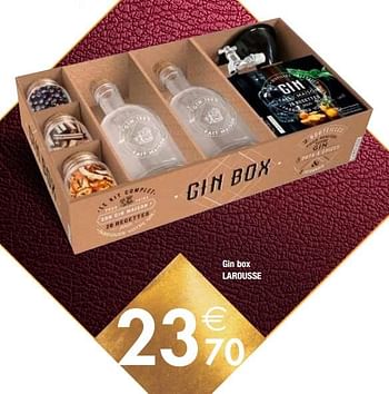 Promotions Gin box larousse - Larousse - Valide de 27/11/2018 à 24/12/2018 chez Cora