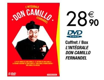 Promotions Coffret - box l`intégrale don camillo fernandel - Produit maison - Cora - Valide de 27/11/2018 à 24/12/2018 chez Cora