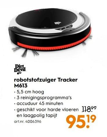 Dirt devil Dirt devil robotstofzuiger tracker - Promotie