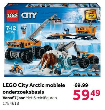 Halve cirkel Gelukkig tegel Lego Lego city arctic mobiele onderzoeksbasis - Promotie bij Intertoys