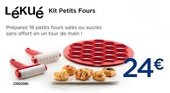 Promotions Kit petits fours - Lékué - Valide de 03/12/2018 à 31/12/2018 chez Krefel