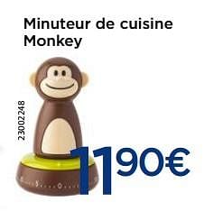 Promotions Minuteur de cuisine monkey - Joie - Valide de 03/12/2018 à 31/12/2018 chez Krefel
