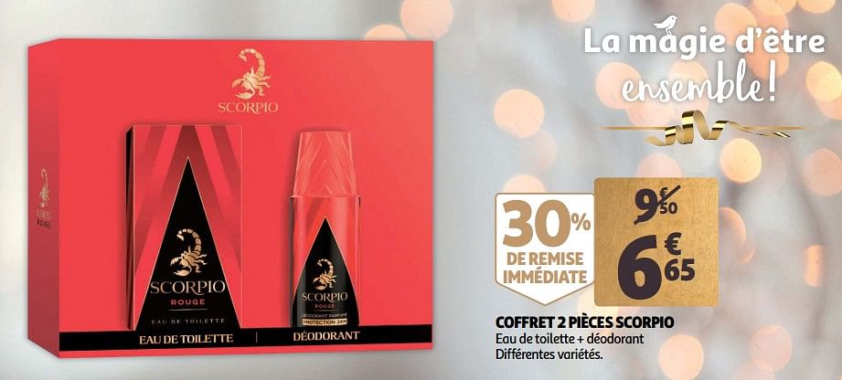 coffret scorpio auchan