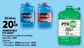 Ptx2000 Combustible ptx 2000 - En promotion chez Auchan Ronq