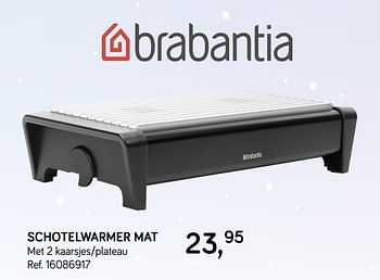Promoties Brabantia schotelwarmer mat - Brabantia - Geldig van 04/12/2018 tot 08/01/2019 bij Supra Bazar