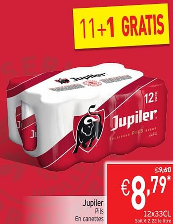 Promoties Jupiler jupiler - Jupiler - Geldig van 04/12/2018 tot 09/12/2018 bij Intermarche