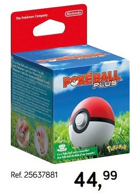 Promoties Poke ball plus - Pokemon - Geldig van 04/12/2018 tot 08/01/2019 bij Supra Bazar