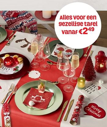 Promoties Alles voor een gezellige tafel - Huismerk - Fun - Geldig van 30/11/2018 tot 25/12/2018 bij Fun
