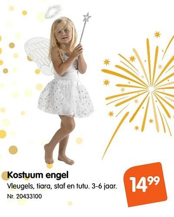 Promotions Kostuum engel - Produit maison - Fun - Valide de 30/11/2018 à 25/12/2018 chez Fun