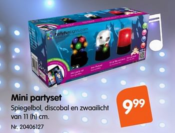 Promoties Mini partyset - Huismerk - Fun - Geldig van 30/11/2018 tot 25/12/2018 bij Fun