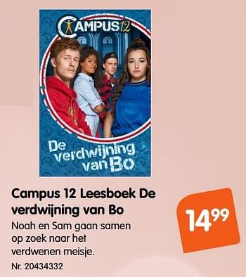 Promoties Campus 12 leesboek de verdwijning van bo - Huismerk - Fun - Geldig van 30/11/2018 tot 25/12/2018 bij Fun