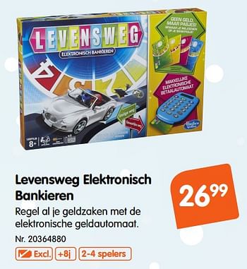 Promoties Levensweg elektronisch bankieren - Hasbro - Geldig van 30/11/2018 tot 25/12/2018 bij Fun