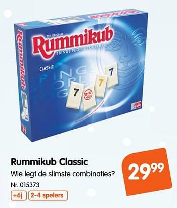 Promoties Rummikub classic - Goliath - Geldig van 30/11/2018 tot 25/12/2018 bij Fun