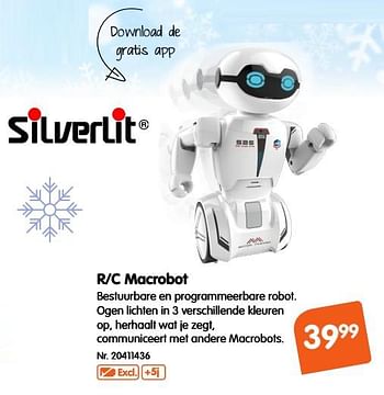 Promotions R-c macrobot - Silverlit - Valide de 30/11/2018 à 25/12/2018 chez Fun