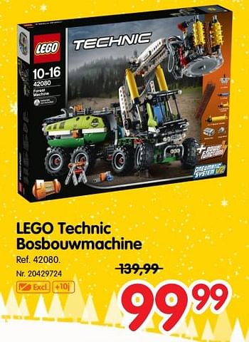 Promoties Lego technic bosbouwmachine - Lego - Geldig van 30/11/2018 tot 25/12/2018 bij Fun