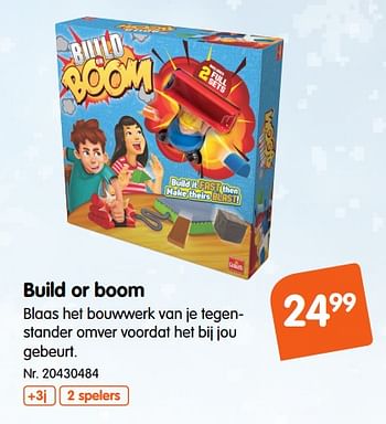 Promoties Build or boom - Goliath - Geldig van 30/11/2018 tot 25/12/2018 bij Fun