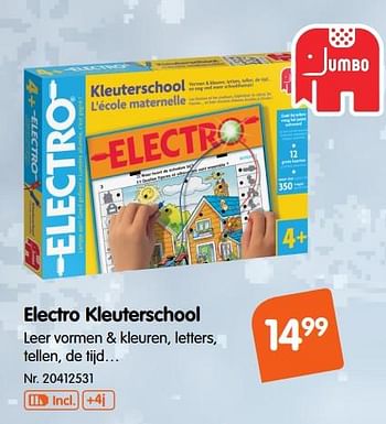 Promoties Electro kleuterschool - Jumbo - Geldig van 30/11/2018 tot 25/12/2018 bij Fun